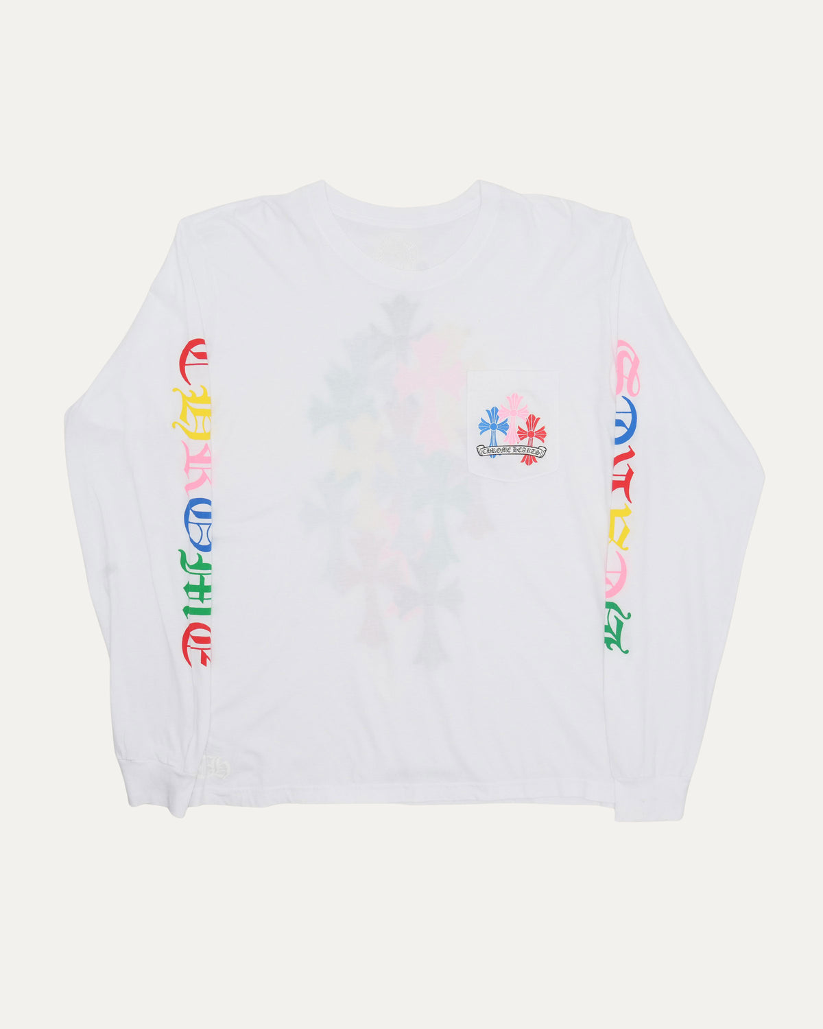 Multicolor Cross long Sleeve T-Shirt