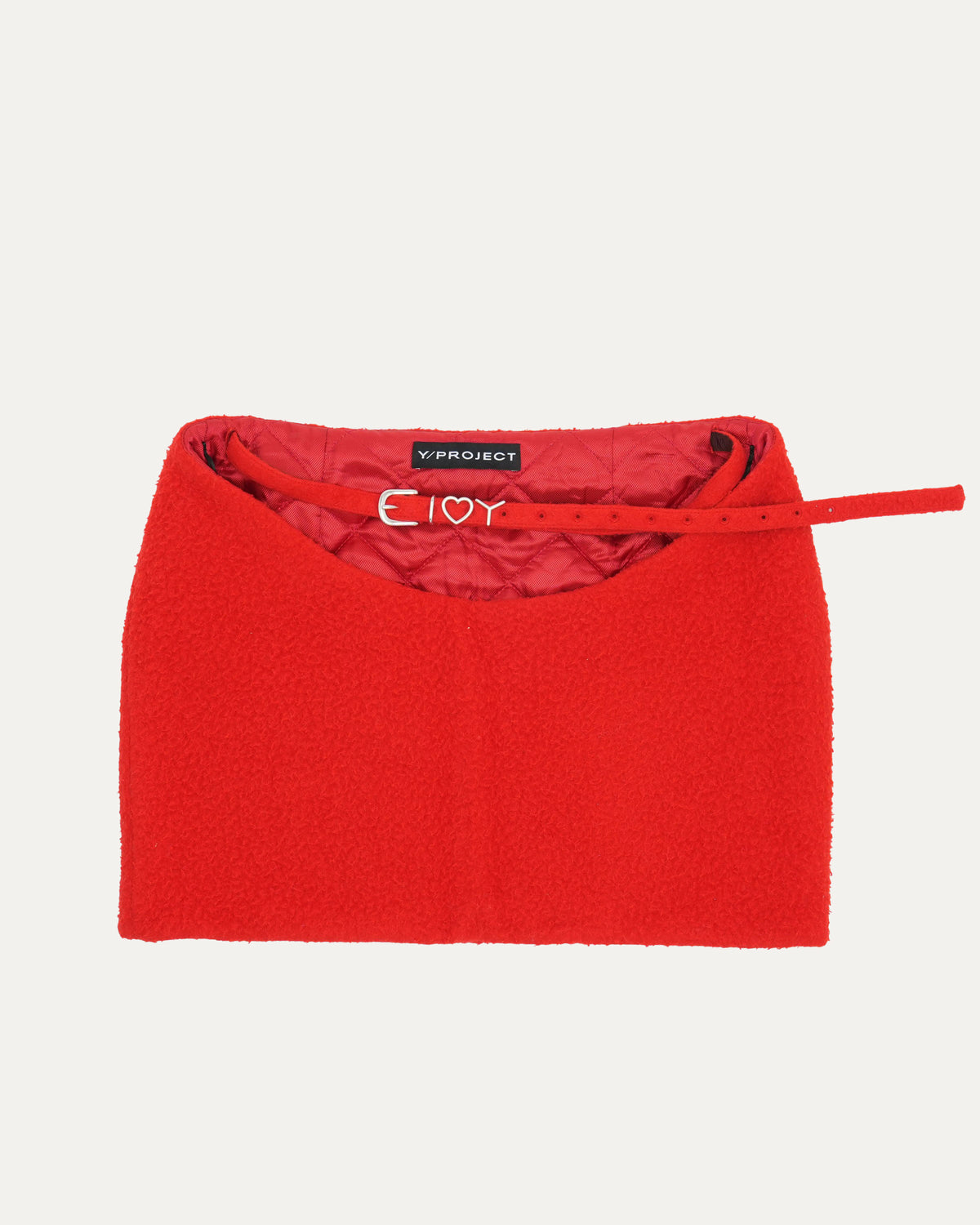 Belted Fleece Skirt