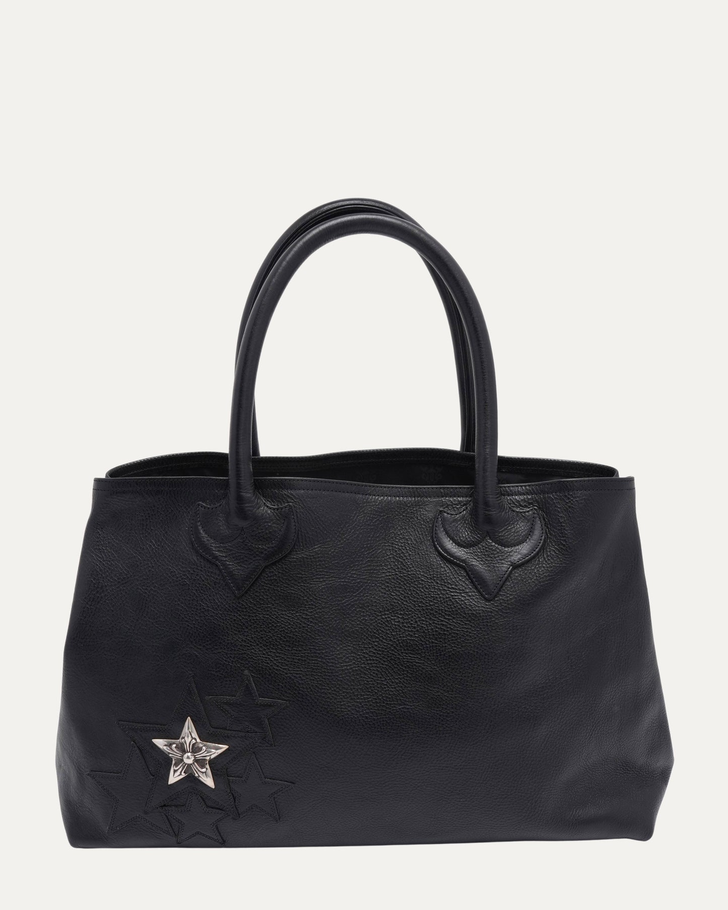 Star Patch Embellished Tote Bag