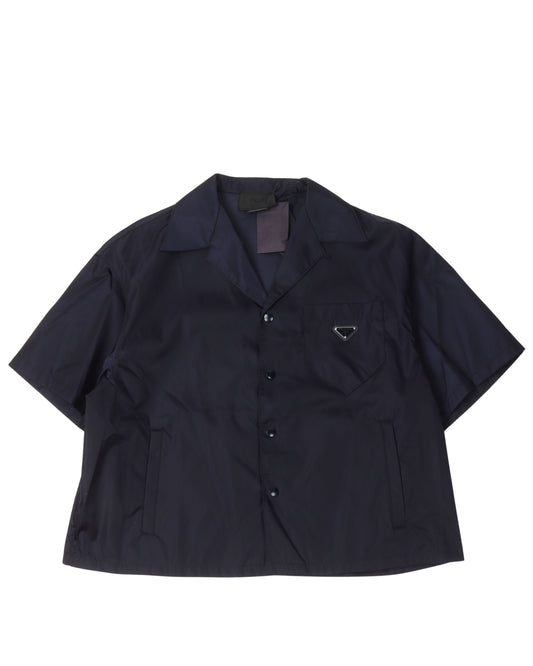 Re-Nylon Short Sleeve Bowling Shirt