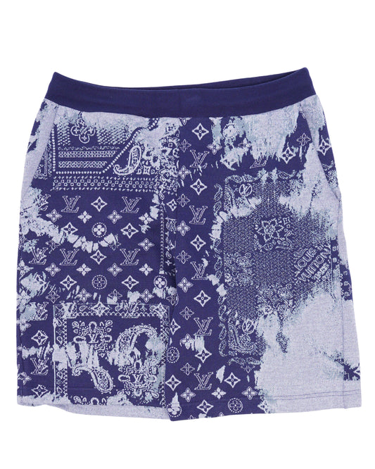 Monogram Bandana Shorts