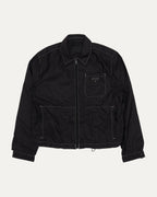 Contrast Stitch Nylon Blouson Jacket