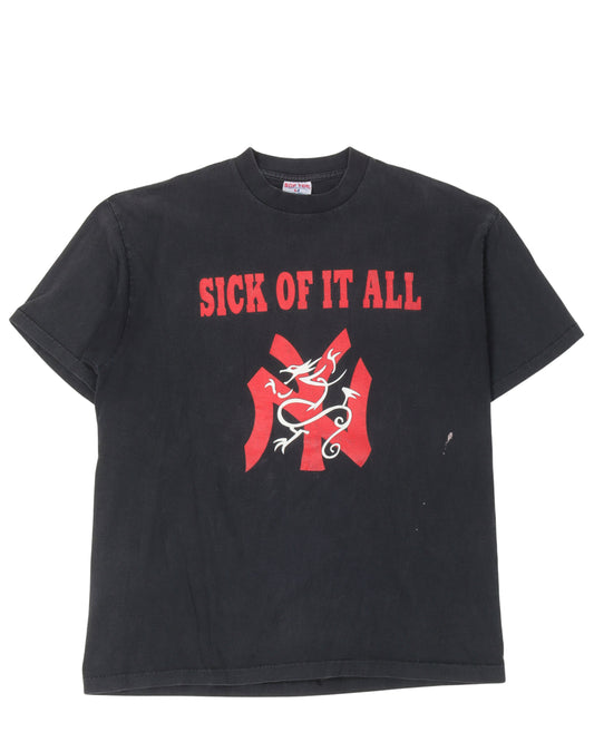 The Pain Strikes Sick of It All 1995 T-Shirt