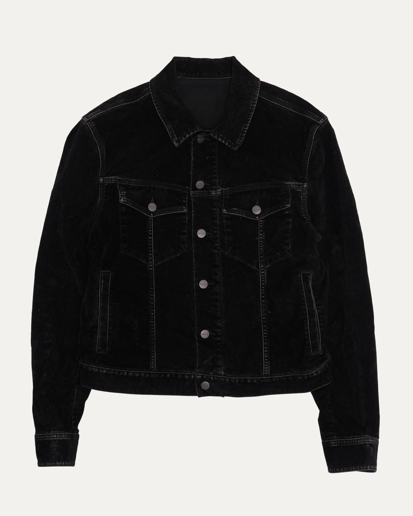 Flocked Trucker Jacket