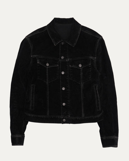 Flocked Trucker Jacket