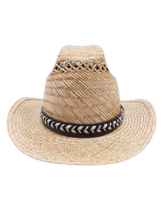 Belted Straw Hat