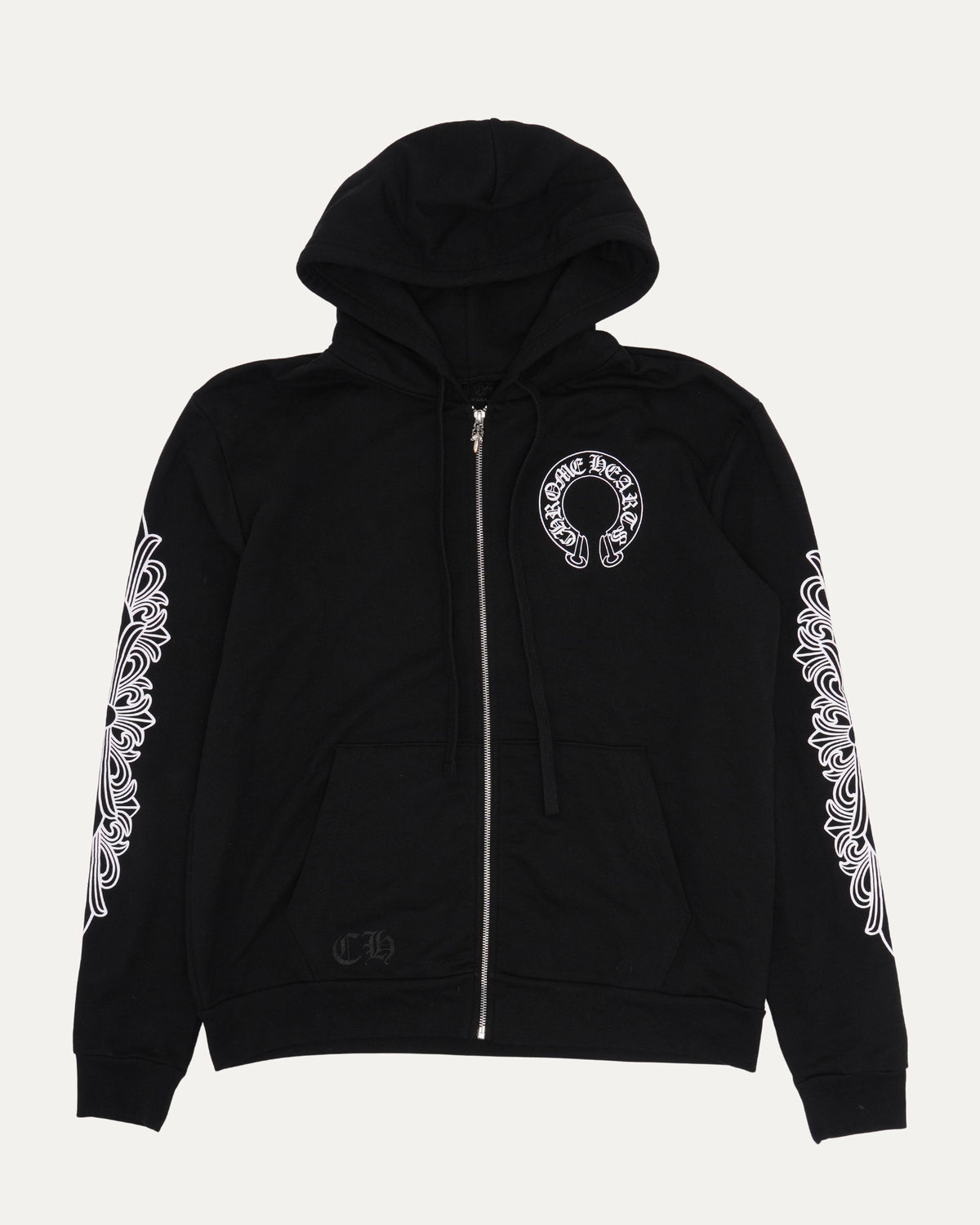 Horseshoe Logo Zip Up Hoodie
