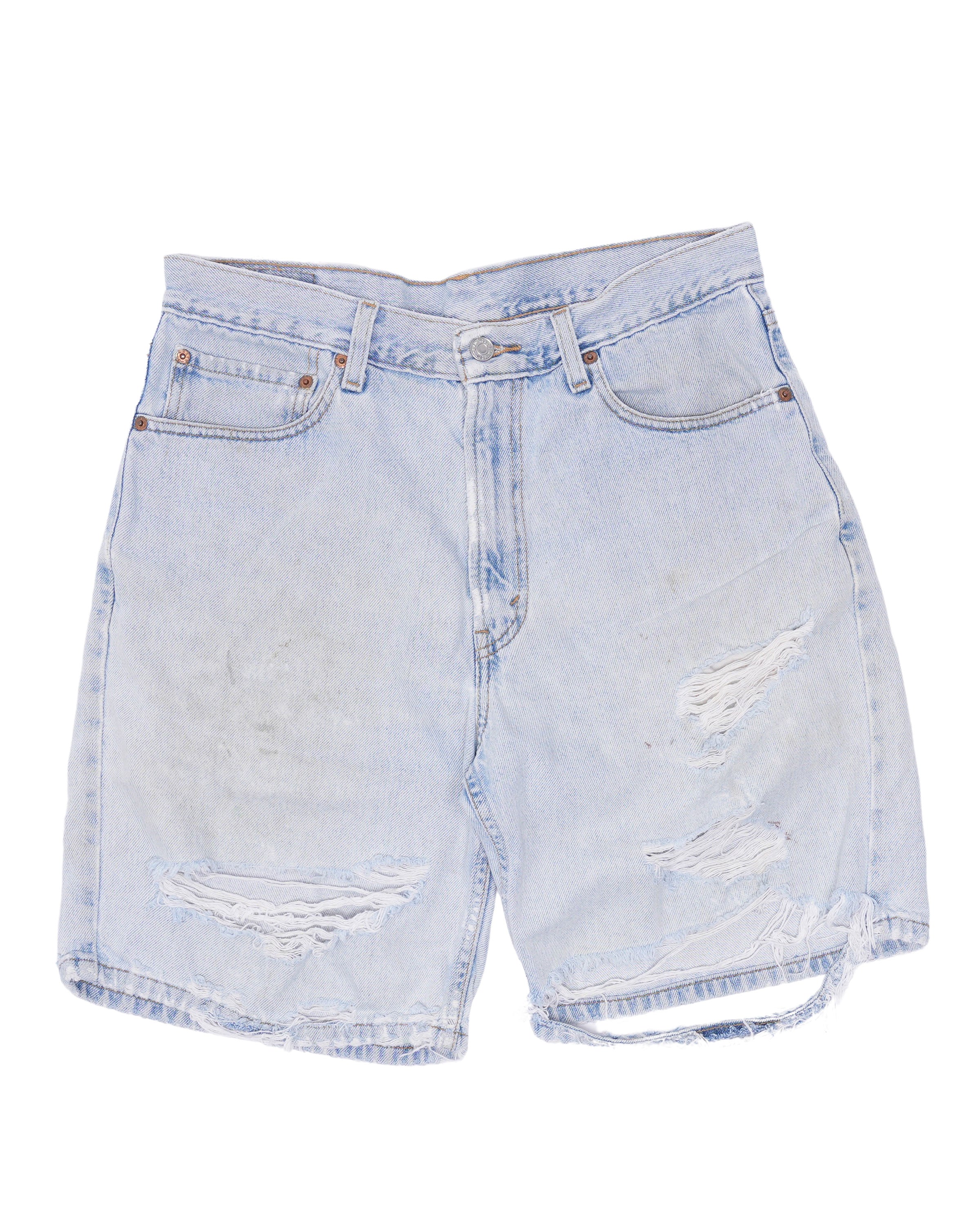 Levi's 550 Distressed Jean Shorts