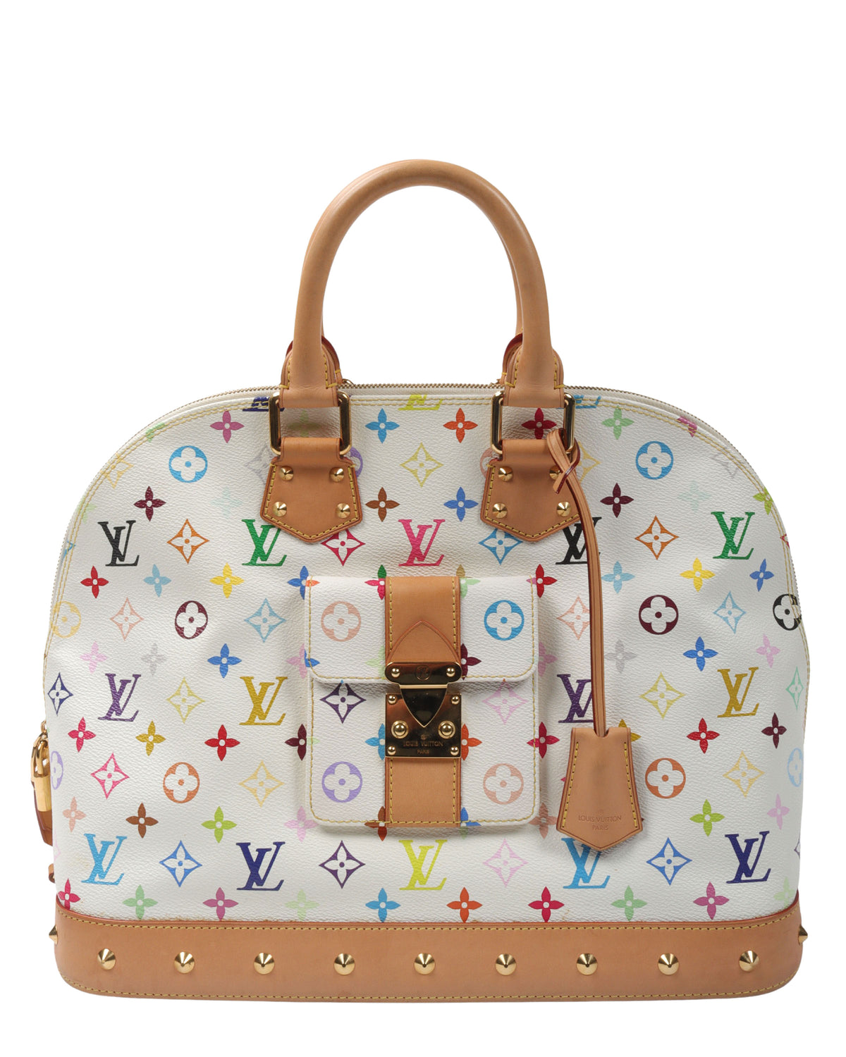 Multicolor Monogram Alma GM Bag