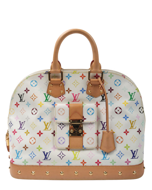 Multicolor Monogram Alma GM Bag