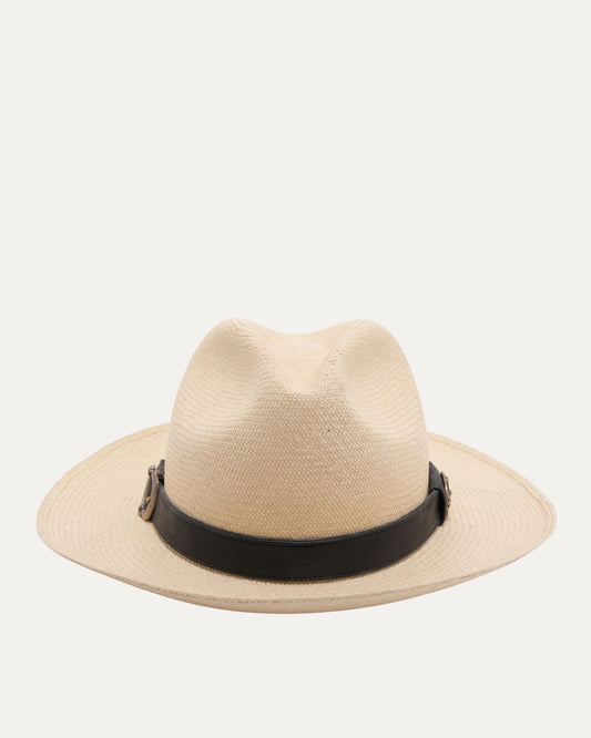 Belted Straw Hat