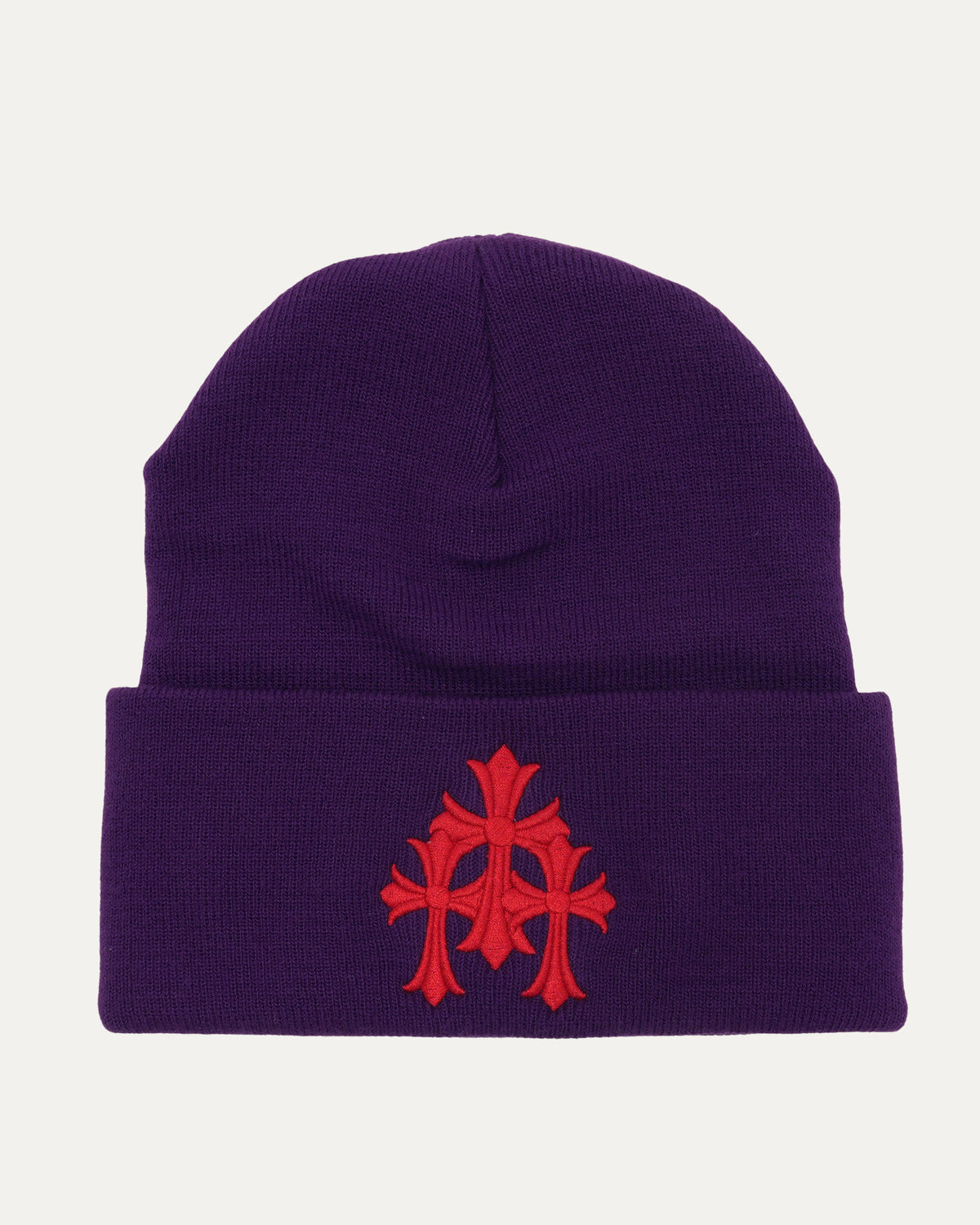 Embroidered Cemetery Cross Beanie