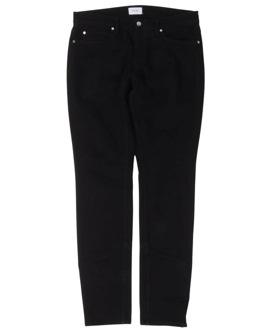 Snap Button Hem Jeans