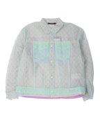 Multicolor Monogram Tulle Trucker Jacket