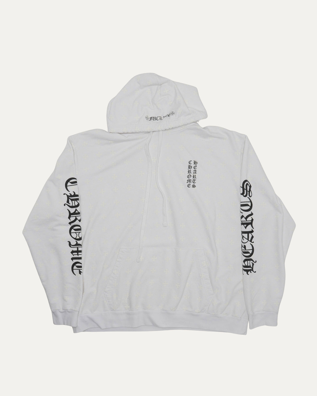 Monogram Vertical Logo Hoodie