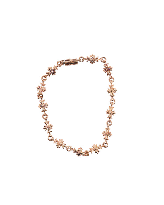 Gold Tiny E Bracelet