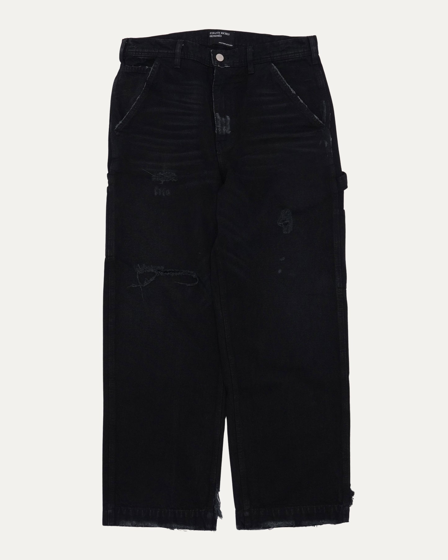 Distressed Paint Pants