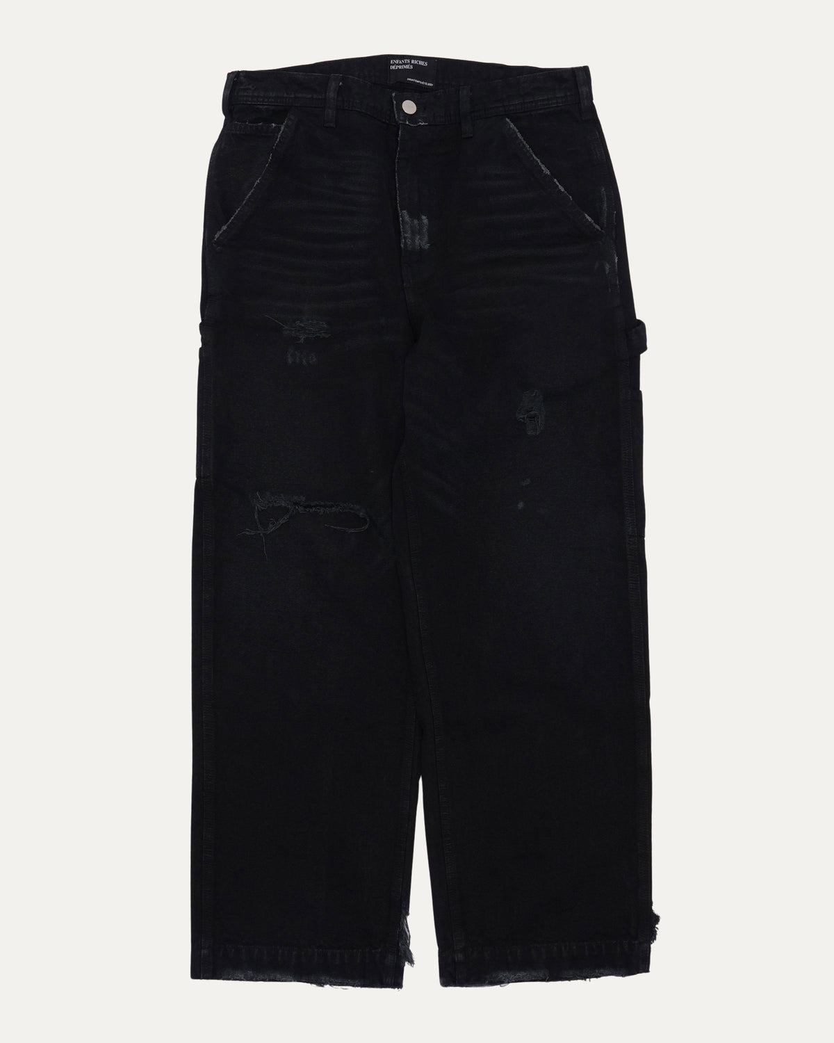 Distressed Paint Pants