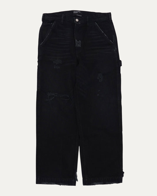 Distressed Paint Pants