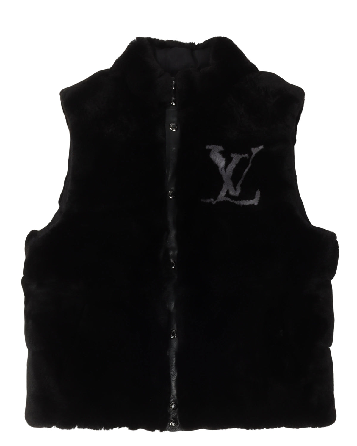 Reversible Rabbit Fur Vest