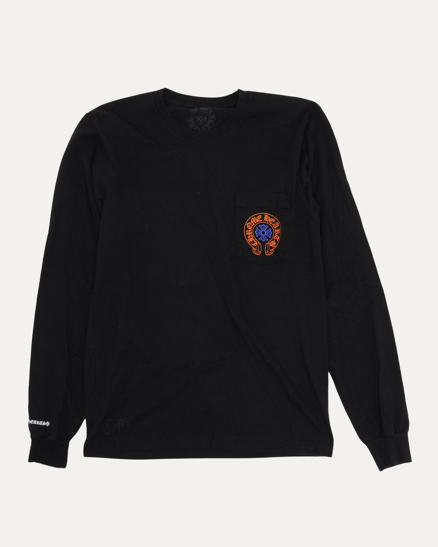 Staff Horseshoe Logo Long Sleeve Pocket T-shirt