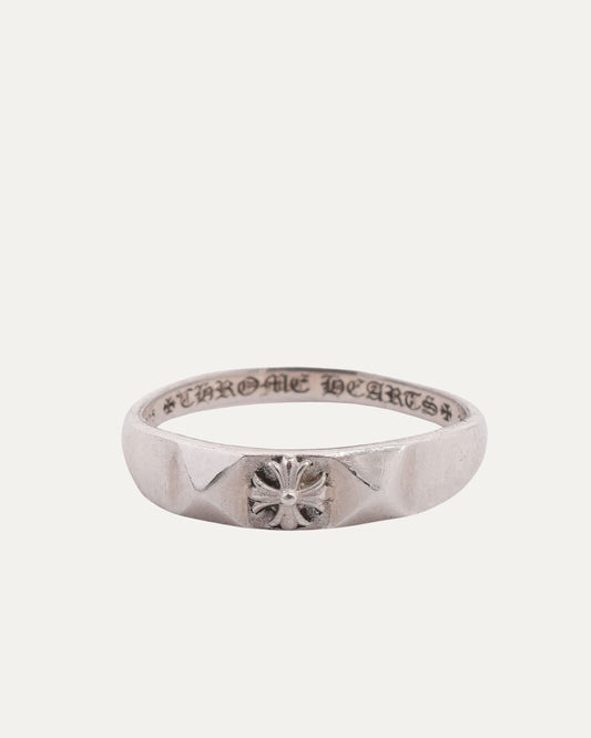 Beveled Plus Cross Ring