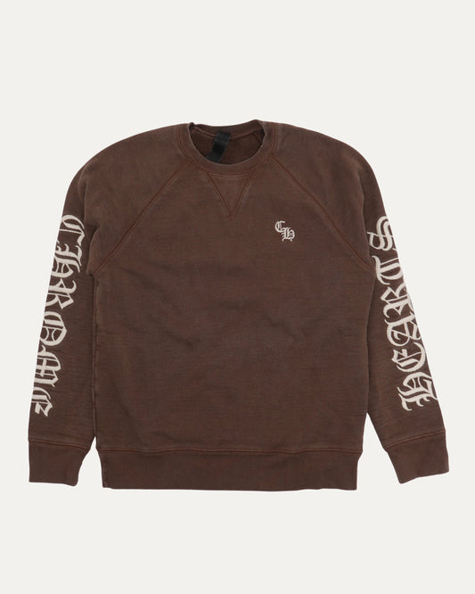 Slow Ride Embroidered Crewneck Sweatshirt