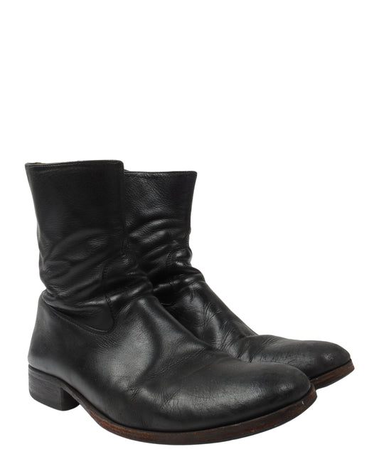 Back Zip Boots