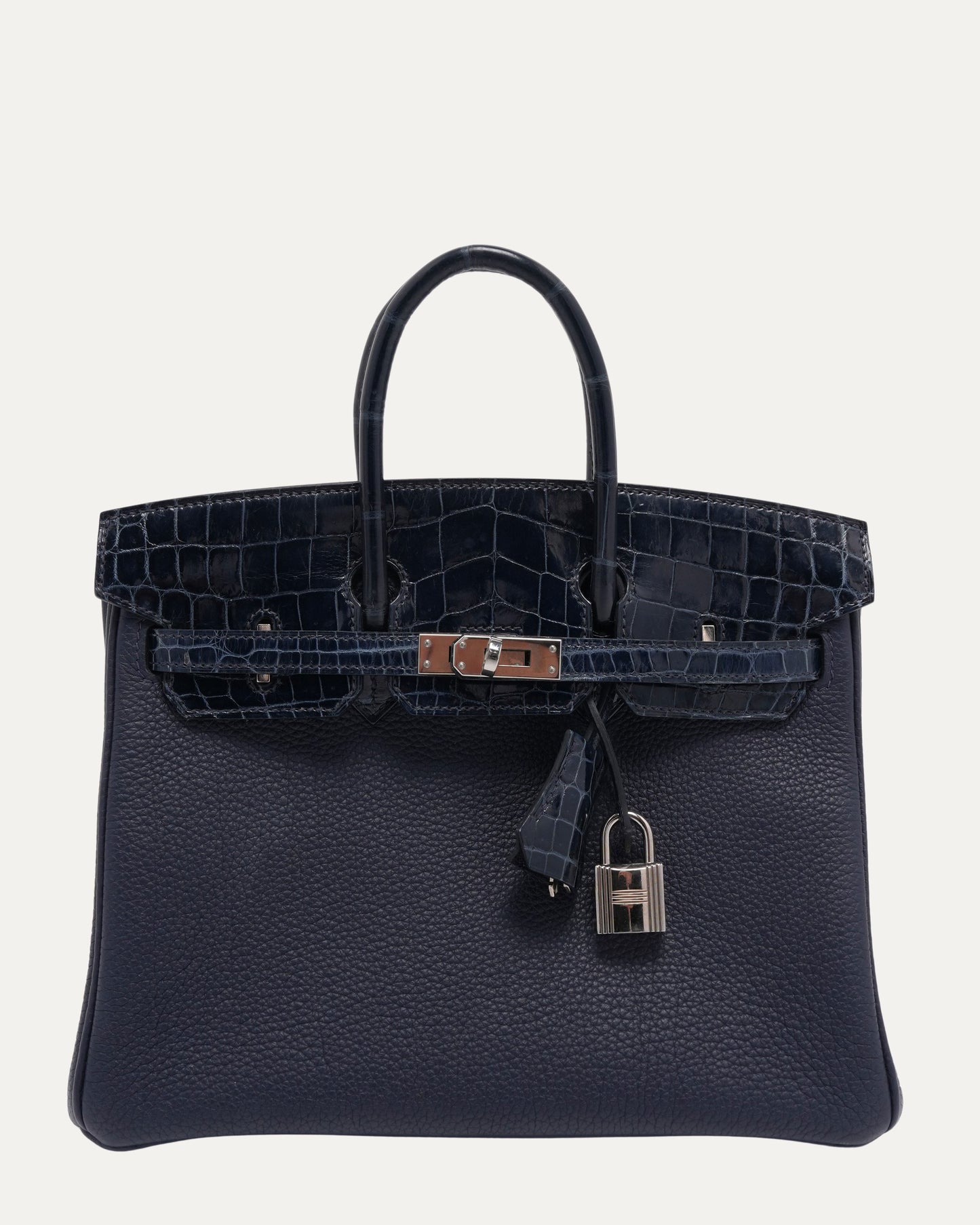 Shiny Crocodile Togo Birkin Touch 25