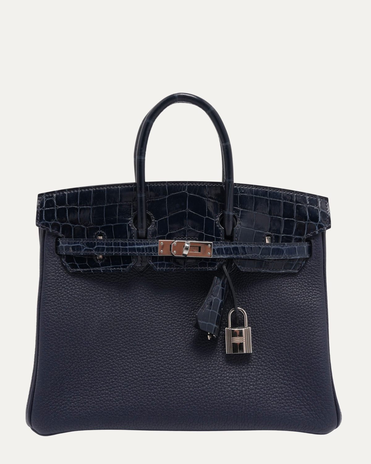 Shiny Crocodile Togo Birkin Touch 25