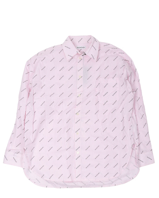 Striped Repeat Logo Shirt
