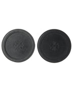 Leather Plus Cross Coaster Set