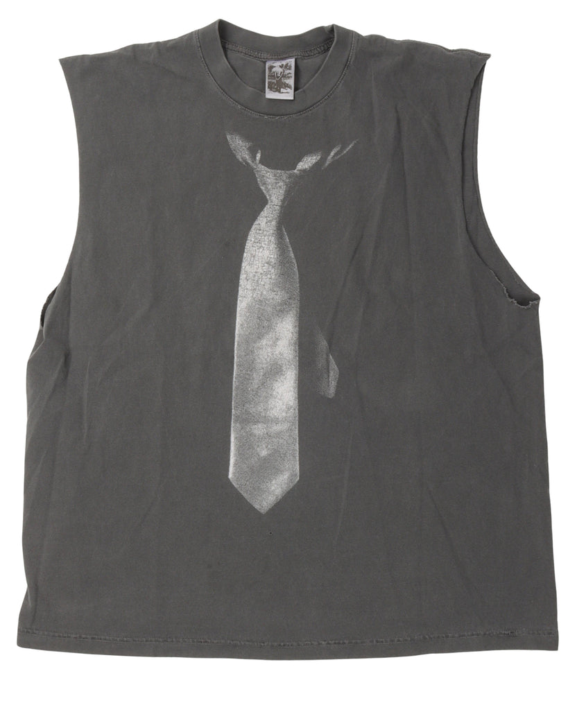 Tie Sleeveless T-Shirt