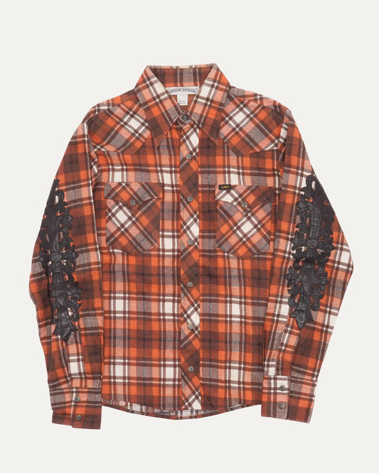 Lee Floral Cross Patch Flannel Shirt