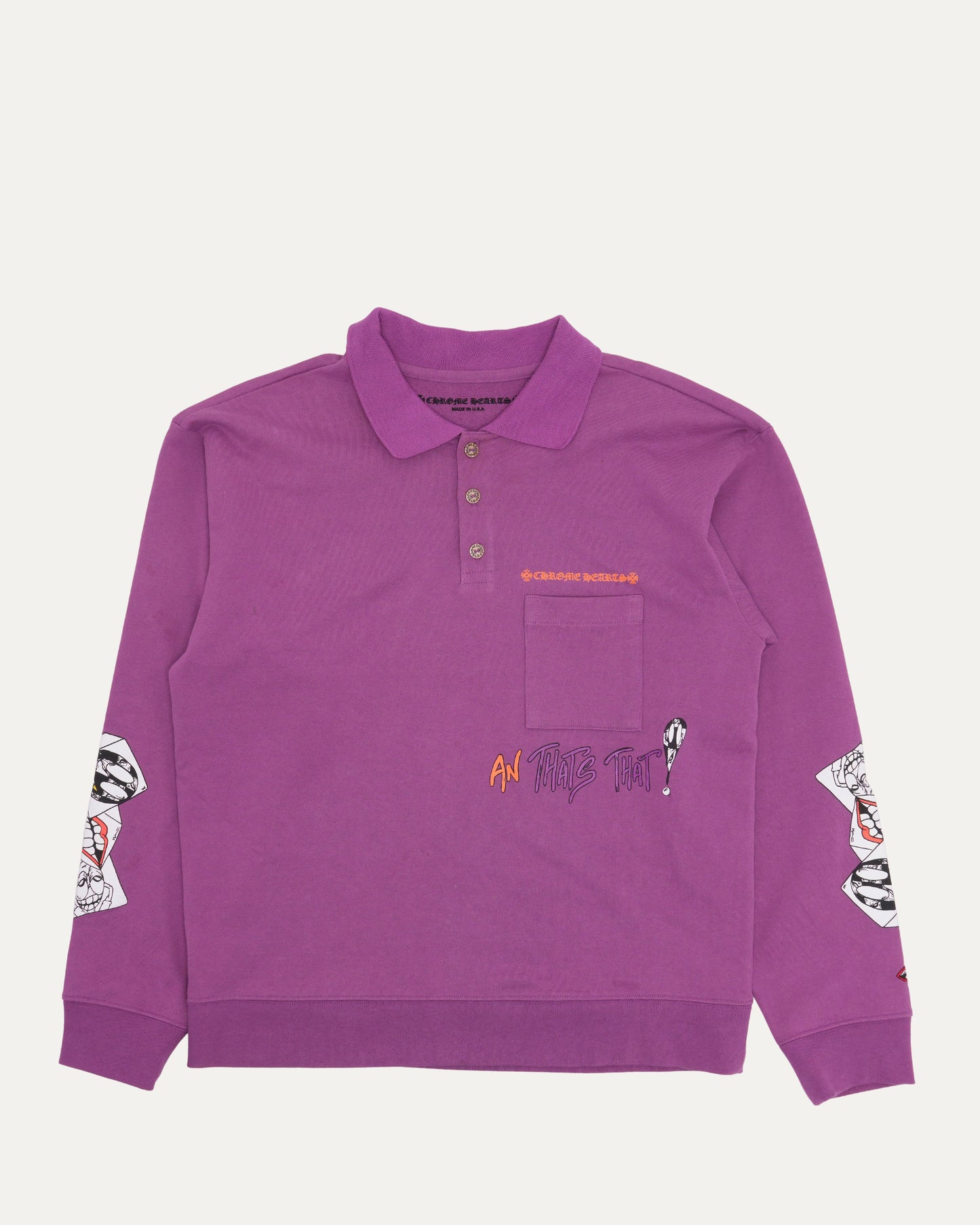 Matty Boy I Want More Not Less Collared Sweatshirt