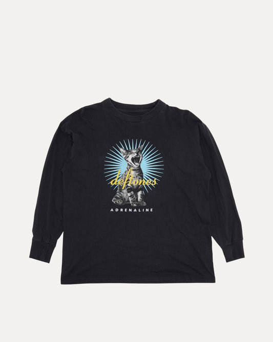 Deftones Adrenaline Cat 1995 Long Sleeve T-Shirt