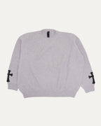 Cross Patch Cashmere Blend Sweater