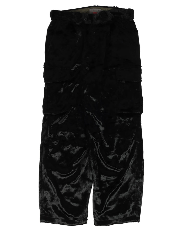 Yohji Yamamoto Fuzzy Cargo Pants