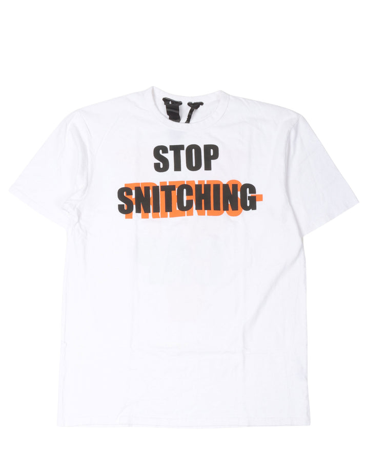 Stop Snitching No Cap T-Shirt