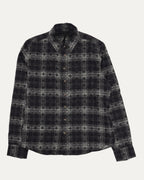 Monogram Cross Patch Loose Ends Flannel Shirt