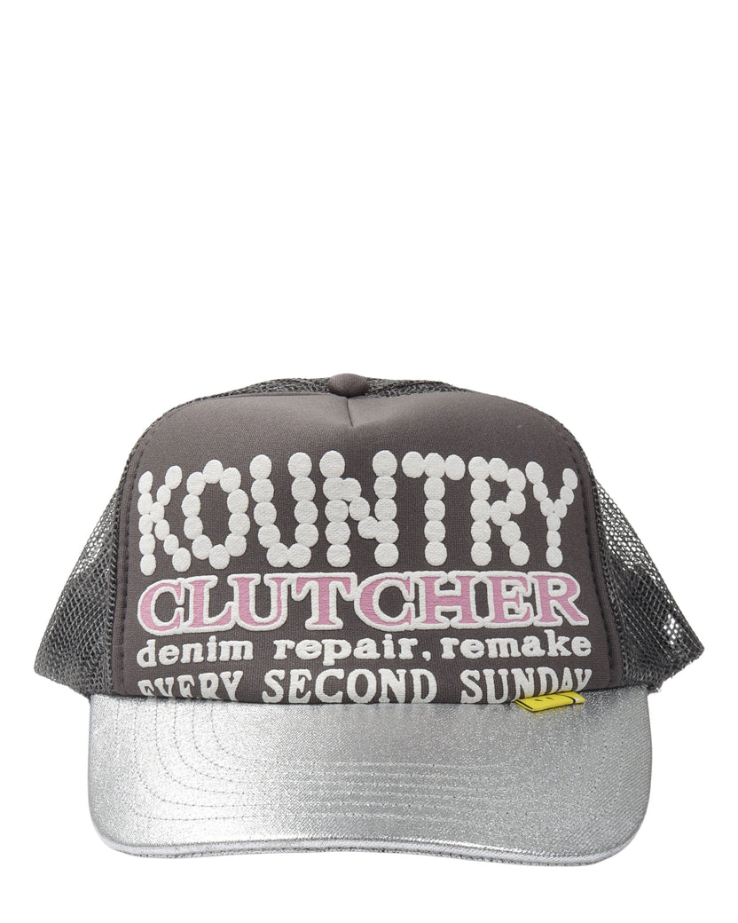 Denim Repair Service Trucker Hat