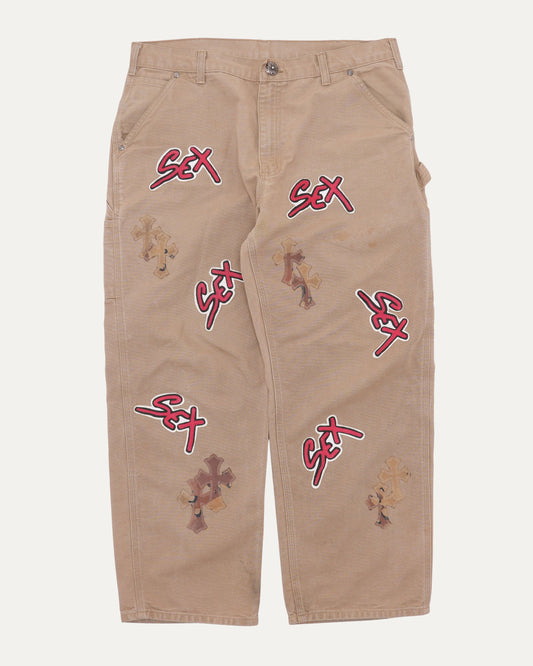 Matty Boy Sex Records Cross Patch Carhartt Carpenter Pants