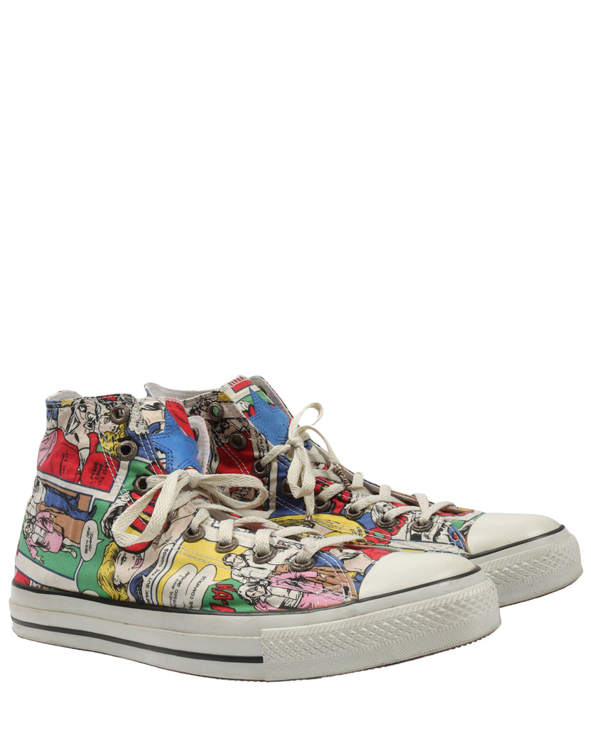 Chrome Hearts Marvel Converse Sneakers