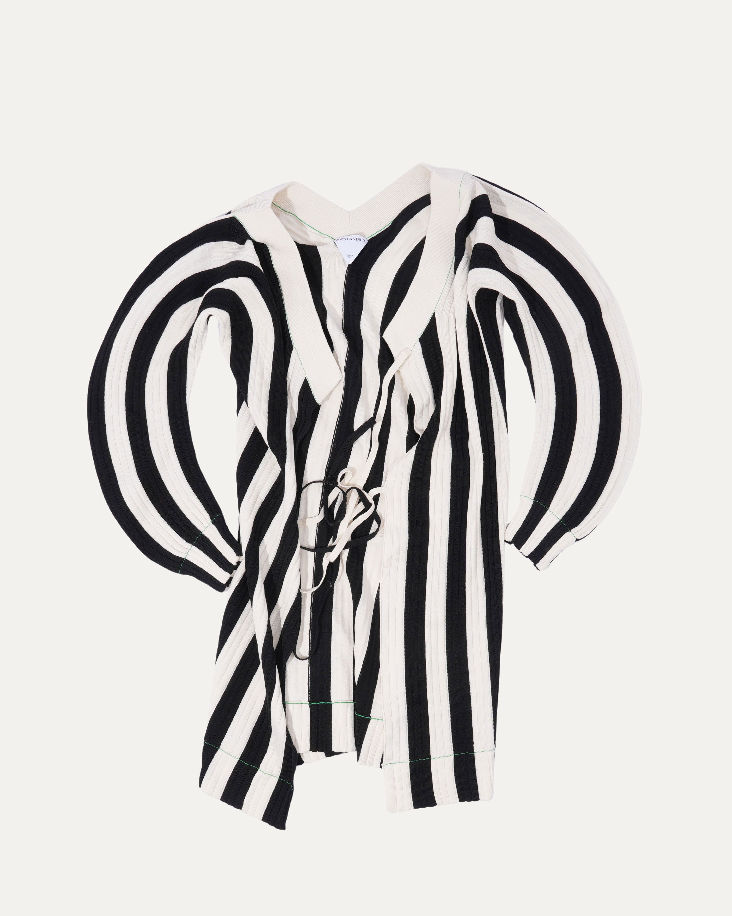 Resort Striped Linen Cardigan