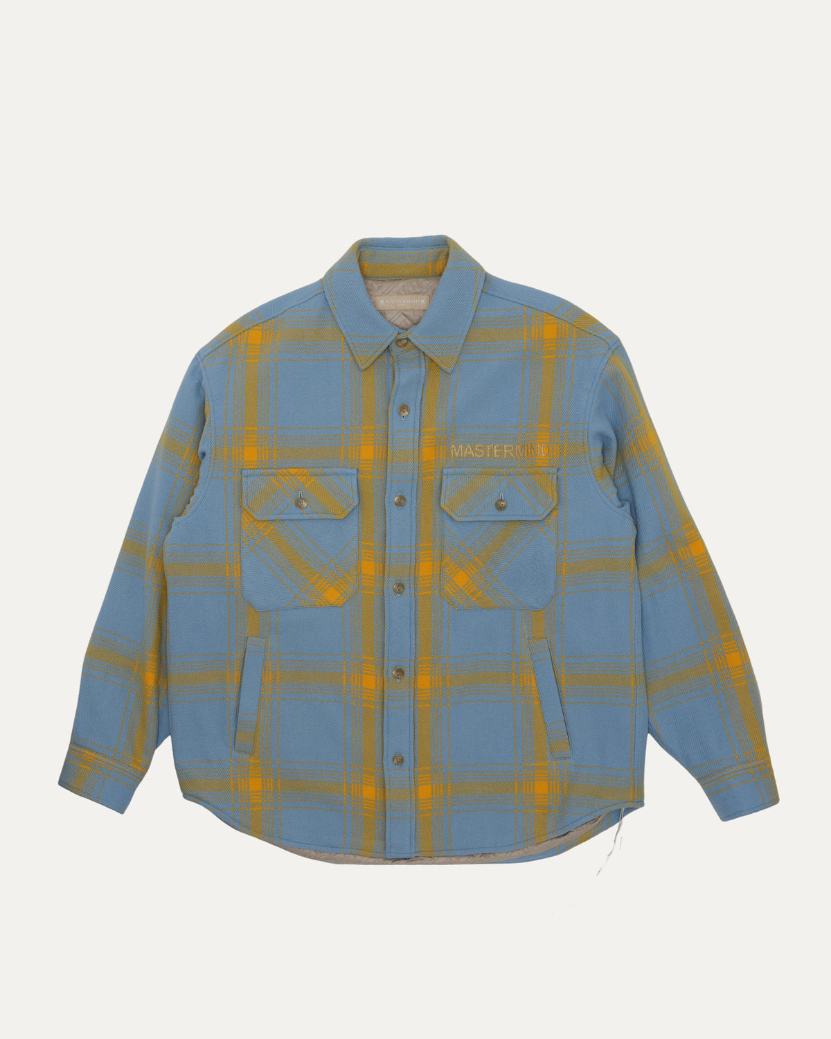 Plaid Quilted Shirt Jacket