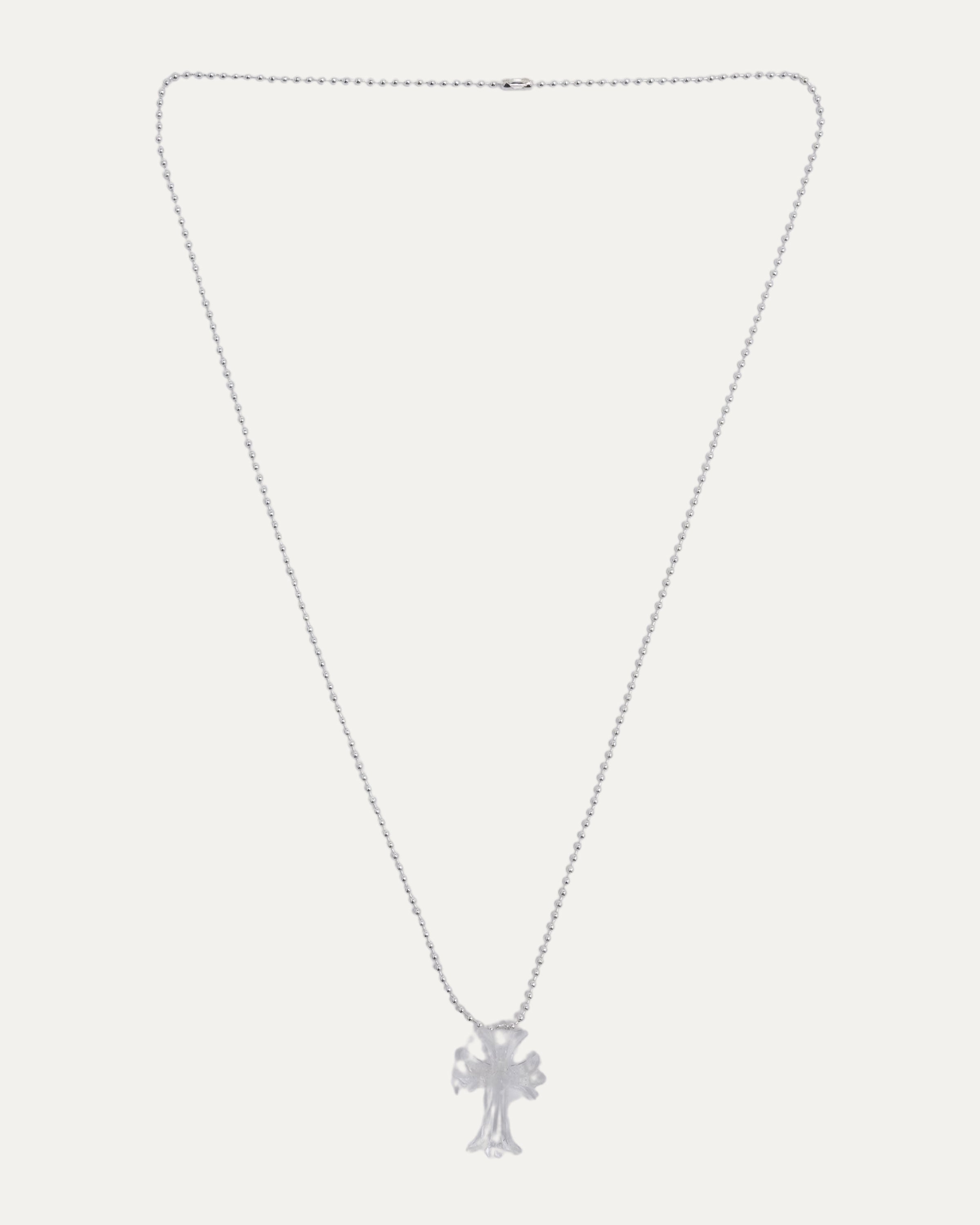 Chrome Hearts Silichrome Cross Necklace – Justin Reed