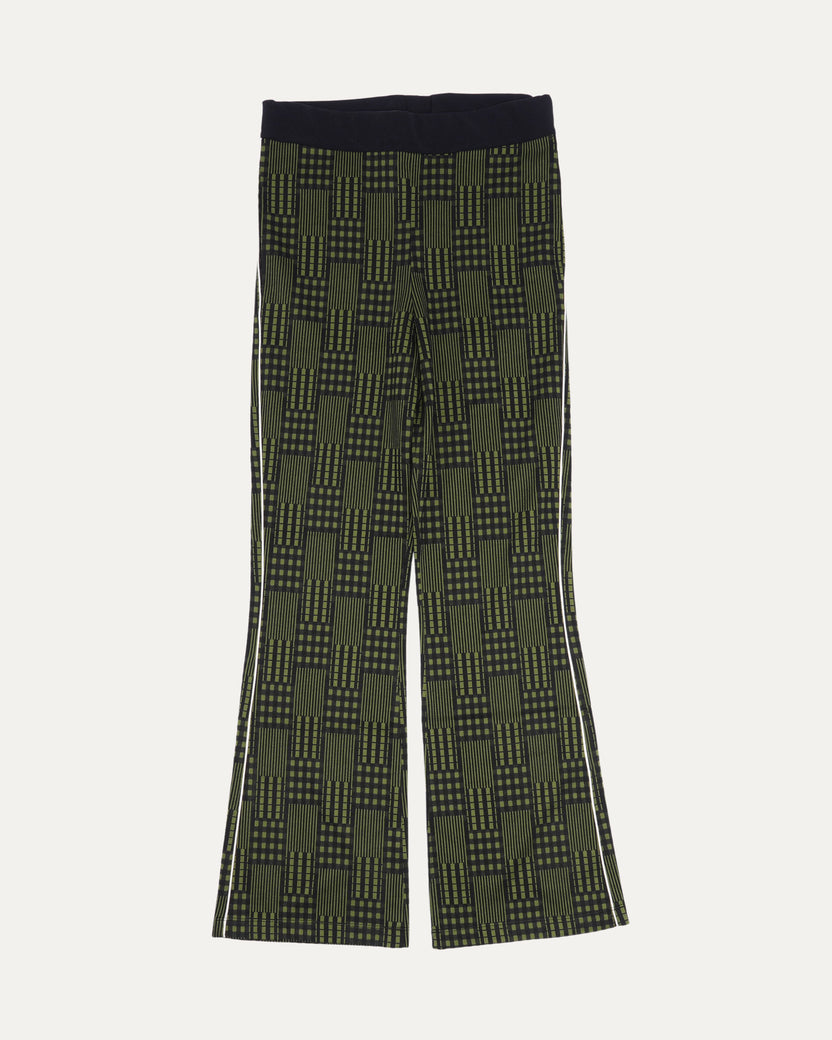 Plaid Flared Pants