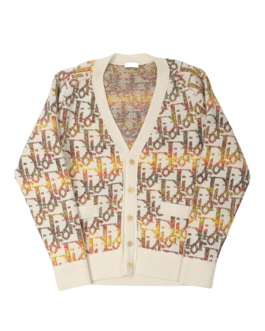 Oblique Logo Cardigan