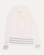 Quincy Striped Linen Blend Polo Shirt