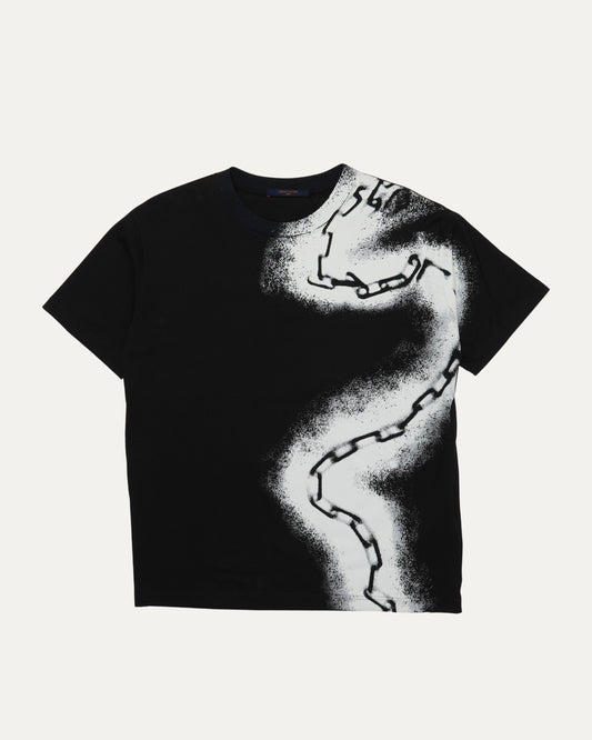 Spray Chain Print T-Shirt